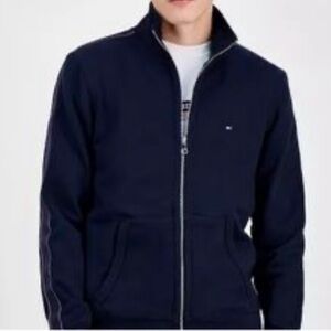 Tommy Hilfiger Men's Navy Full-Zip Sweater